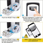 Weatherproof Outdoor Key Safe with Code