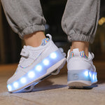 Lichtzauber Rollschuhe – Stylische Sneakers für Kinder