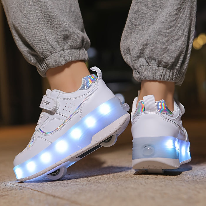 Lichtzauber Rollschuhe – Stylische Sneakers für Kinder