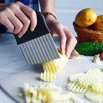 Wavy Stainless Steel Vegetable and Fruit Slicer