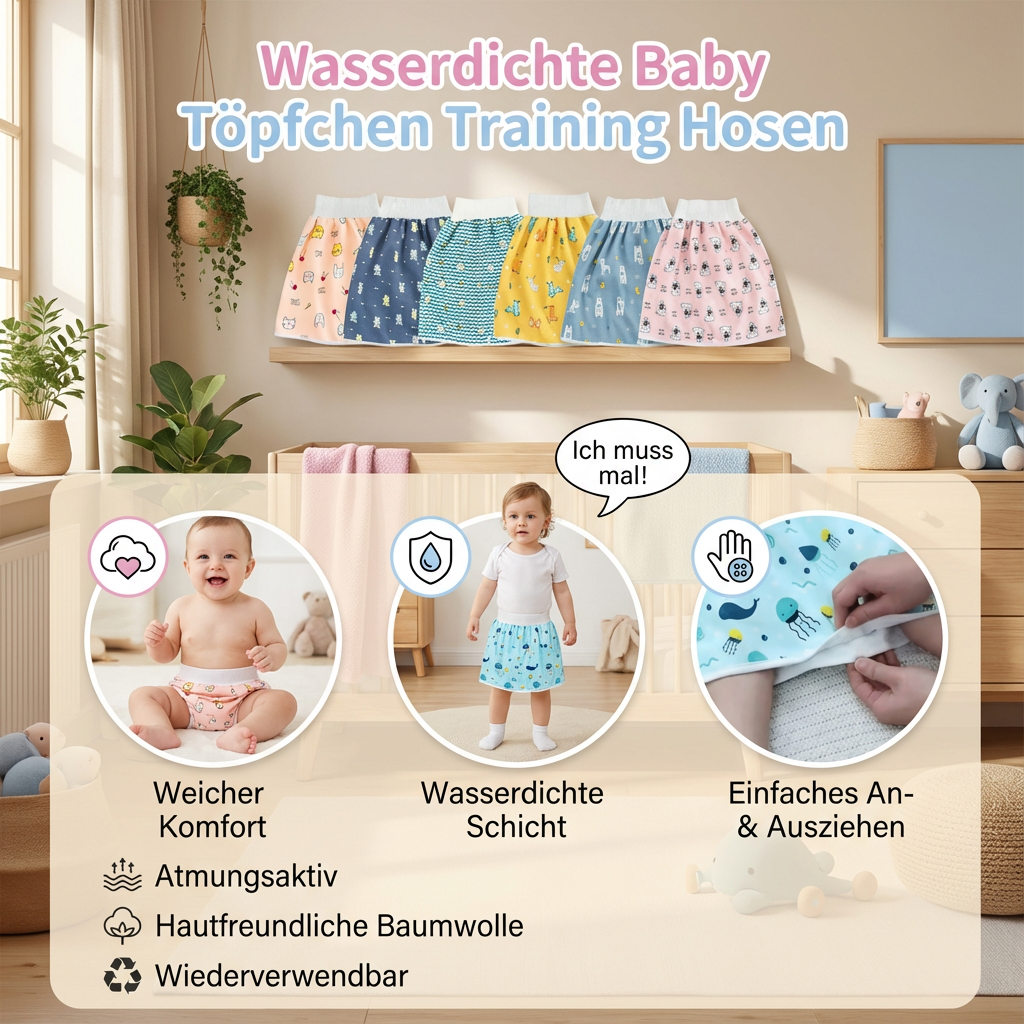 Waterproof Potty Training Pants for Babies