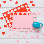 Paper punches with 15 unique designs made of durable plastic