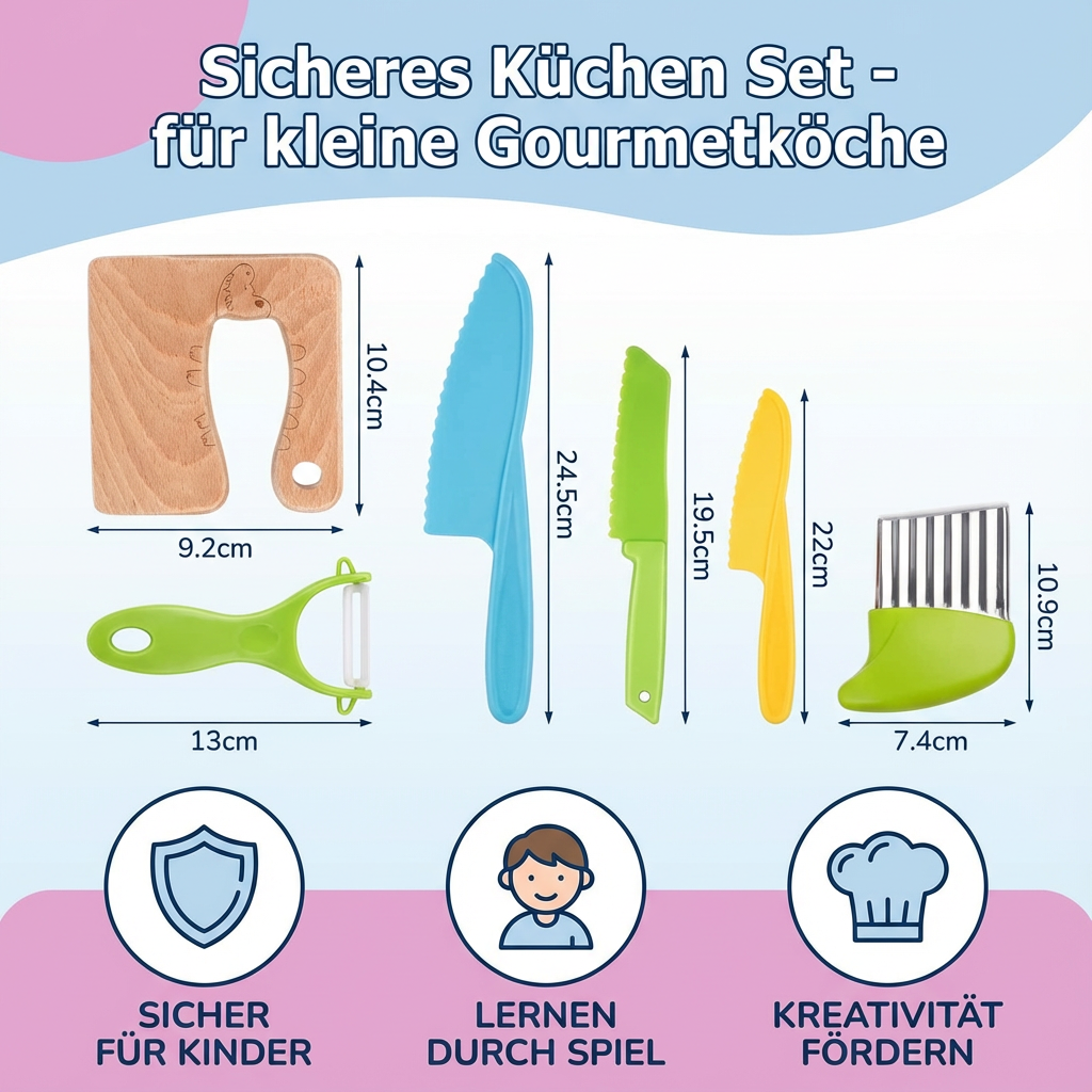 Kitchen Set for Little Gourmet Chefs – Safe and Practical