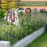 SmartGarden Faltbarer Kunststoff Gartenzaun | 40 cm Höhe | 10er-Pack