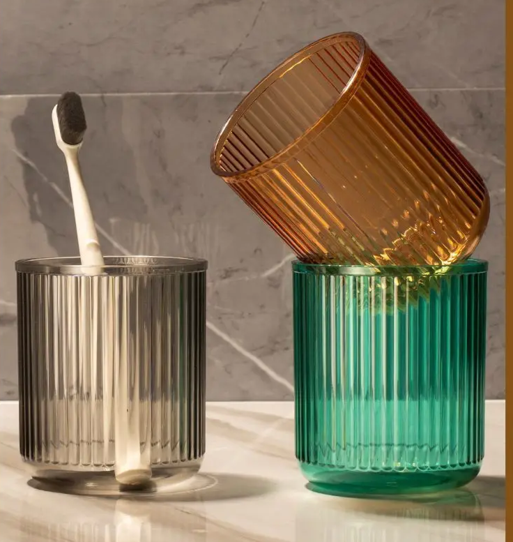 Colorful Anti-Drip Bathroom Tumblers - ColorSip HomeCup