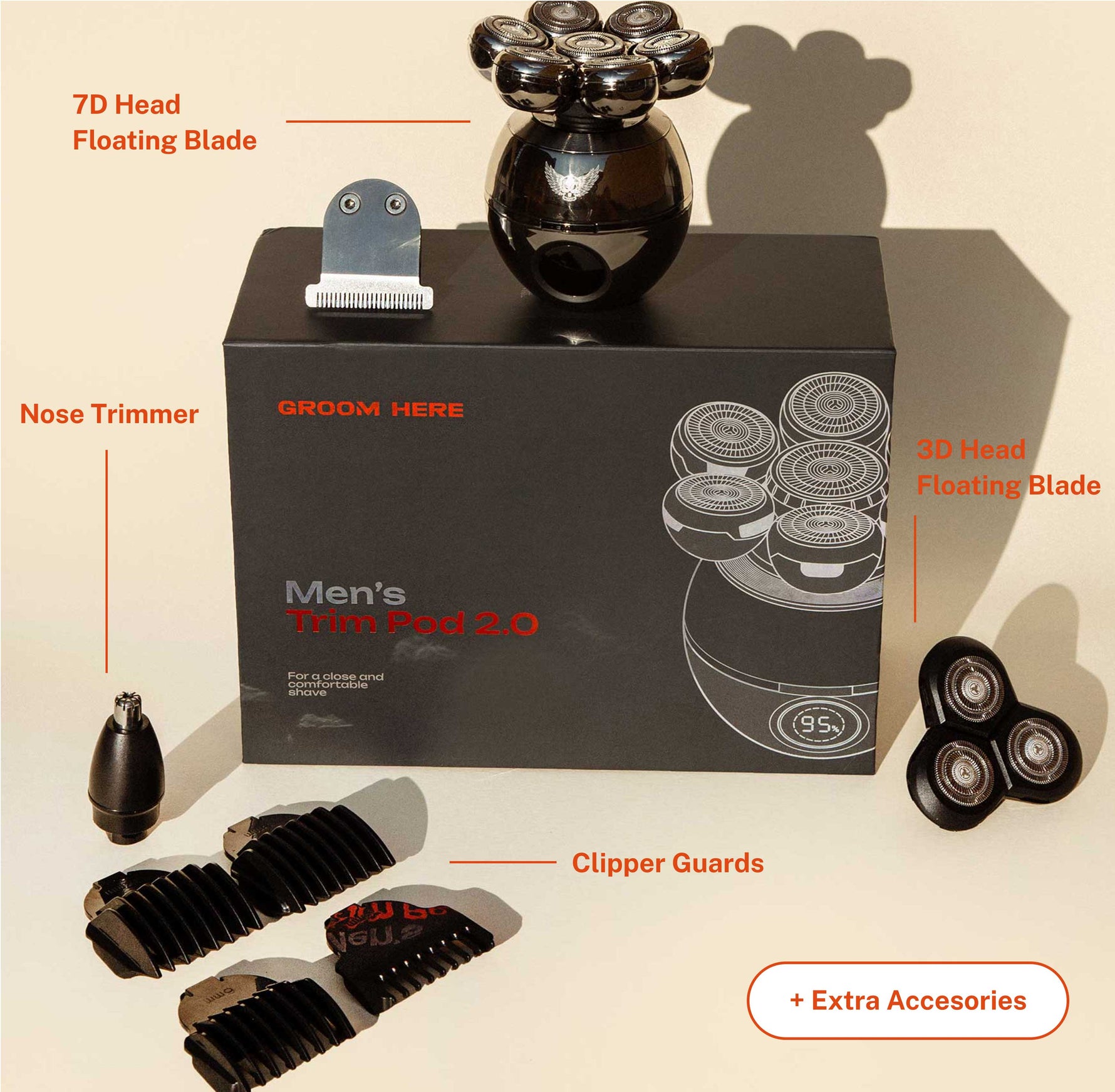 MultiShave 5-in-1 elektrischer Rasierer | Stil und Präzision