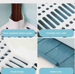 Dish rack with drainboard