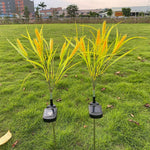 2er Set Solar-Weizenlichter für zauberhafte Gartenakzente