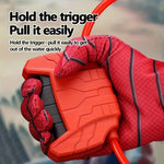 2-Piece Spider Web Design Water Blaster Gloves – Toy for Children aged 3-6 years