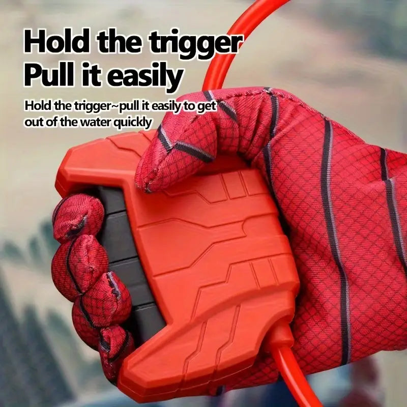 2-Piece Spider Web Design Water Blaster Gloves – Toy for Children aged 3-6 years