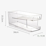 2-lagiger transparenter Getränkeorganizer von ClaritySpace