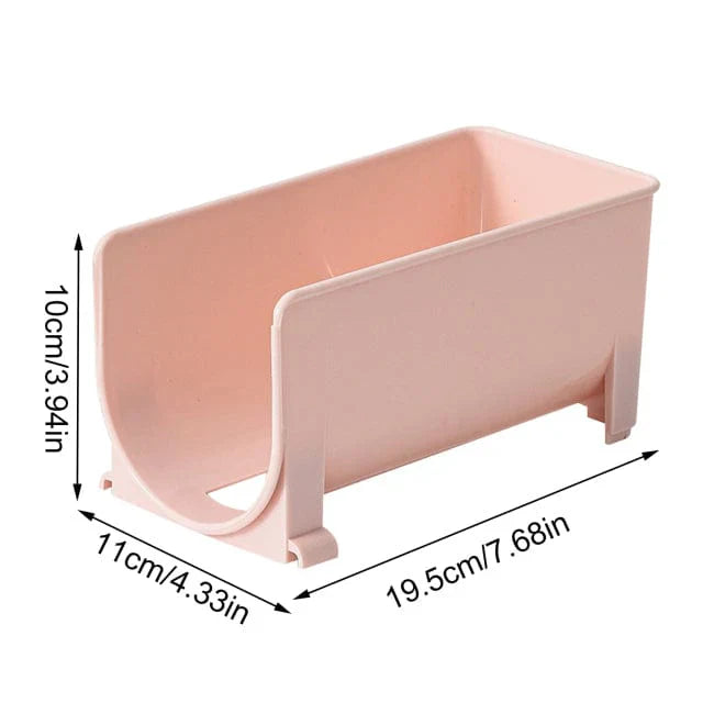 Transparenter 2-stufiger Rollwagen Organizer