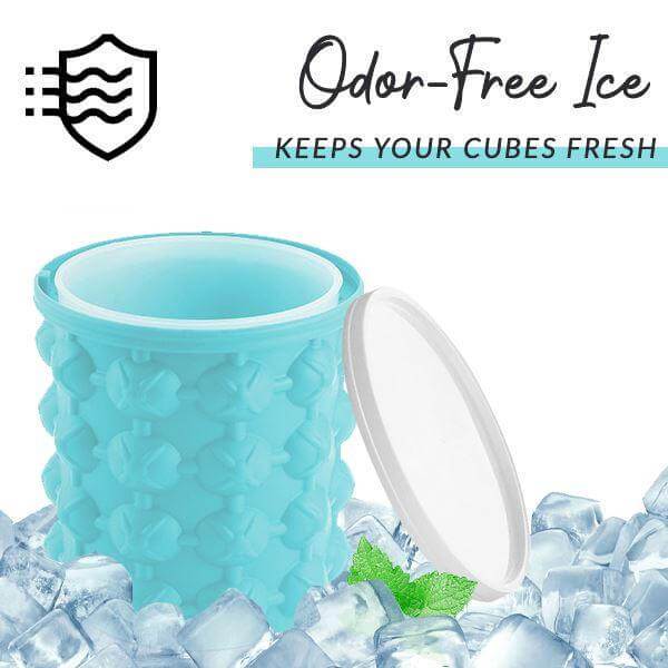 All-in-One Silicone Ice Cube Tray | Ice Cube Maker