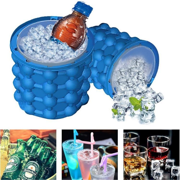 All-in-One Silicone Ice Cube Tray | Ice Cube Maker