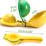 Praktischer 2-in-1 Zitrus Entsafter aus Aluminium