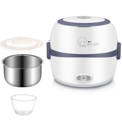 2-Layer Portable Mini Travel Cooker - Compact Kitchen Appliances