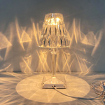 Crystal Lamp with Touch Sensor and USB – Elegant Table Lamp