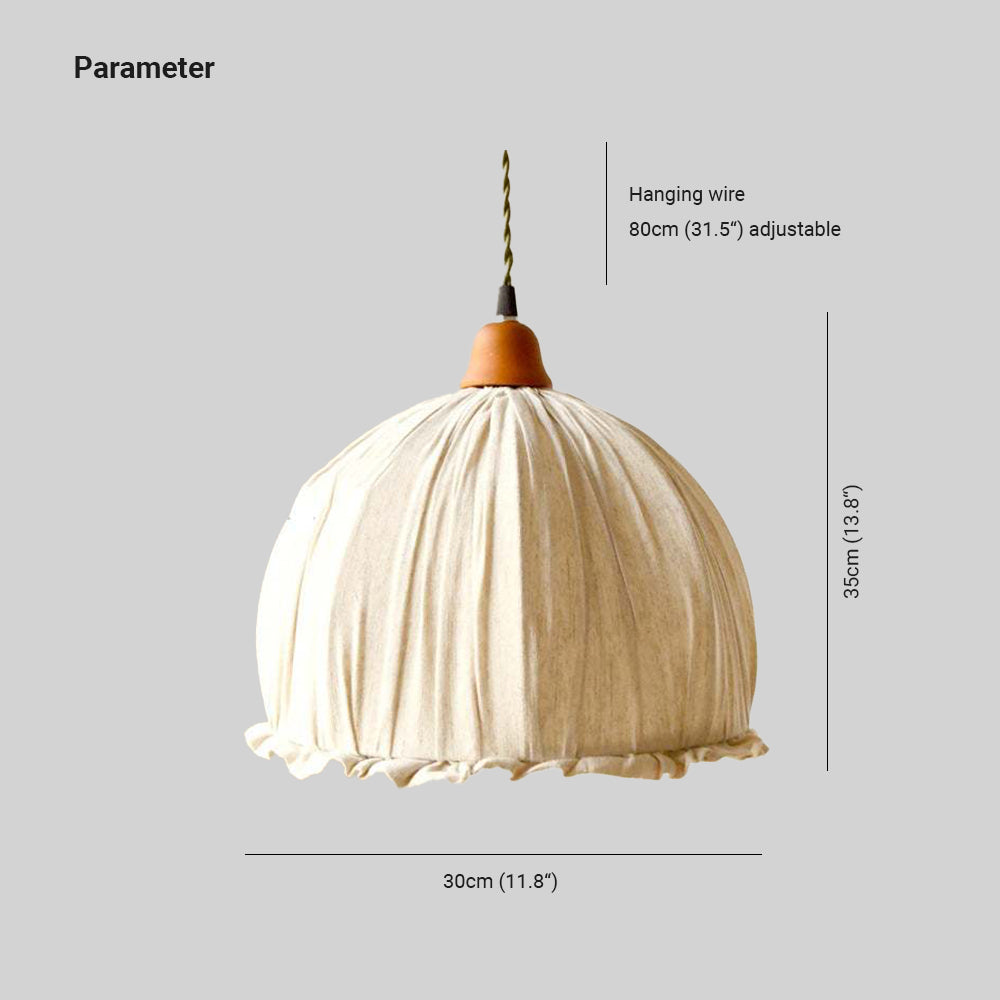 Nordische Eleganz: Verstellbare LED-Pendelleuchte in Beige