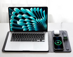 Vielseitige Laptop-Hülle mit kabelloser Ladestation – Ihr mobiler Arbeitsplatz