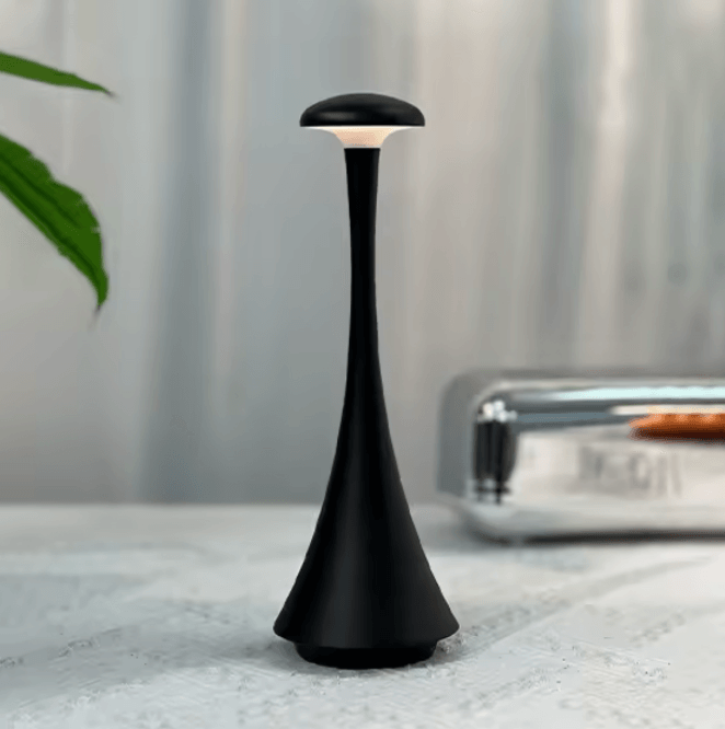 Stilvolle Japanische Tischlampe – Wiederaufladbar, Kabel- und Touchsensor