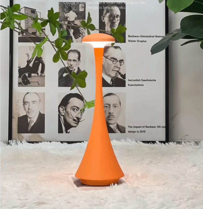 Stilvolle Japanische Tischlampe – Wiederaufladbar, Kabel- und Touchsensor