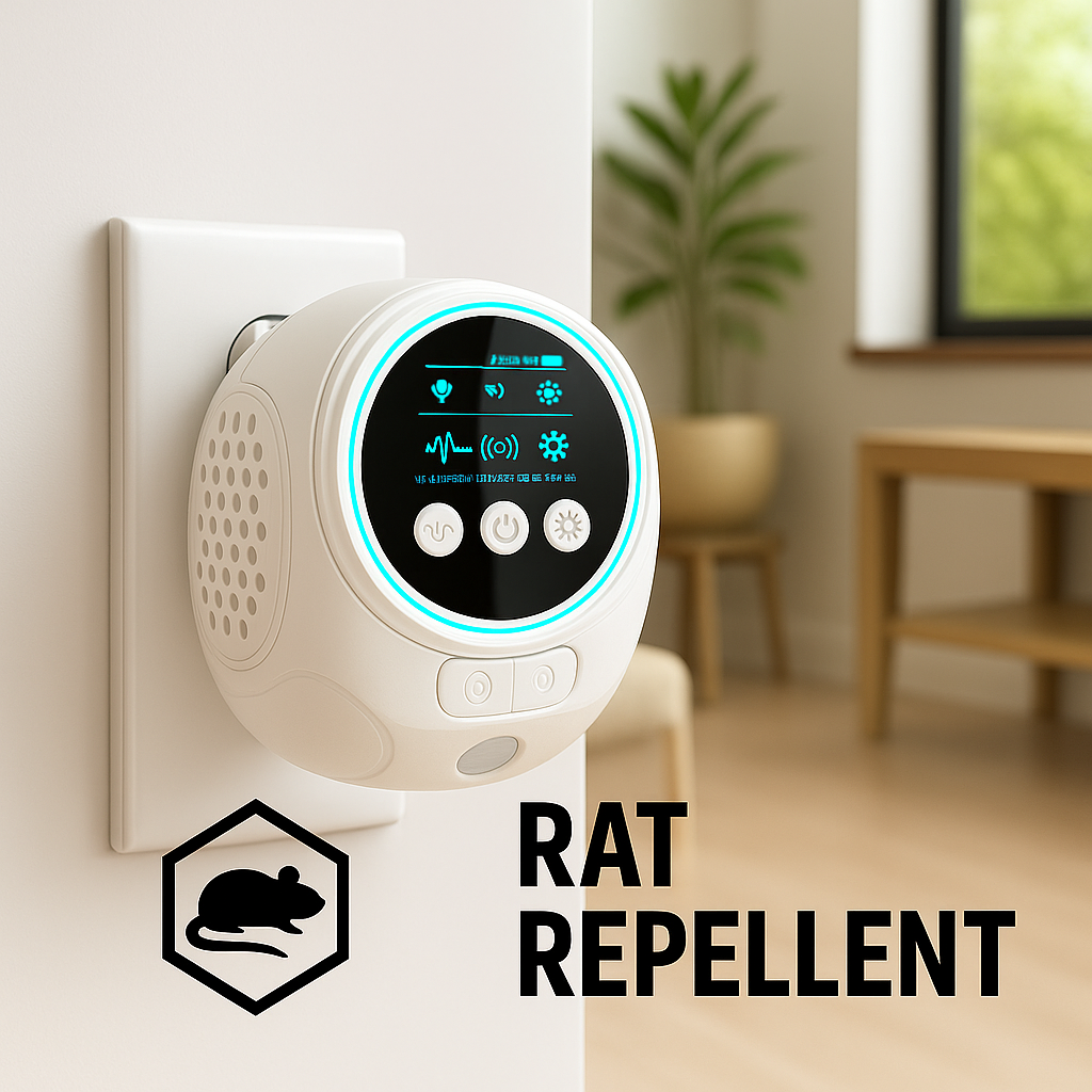 Ultrasonic Mouse Repellent | Chemical-Free, Silent, and Effective for Indoor and Outdoor Use
