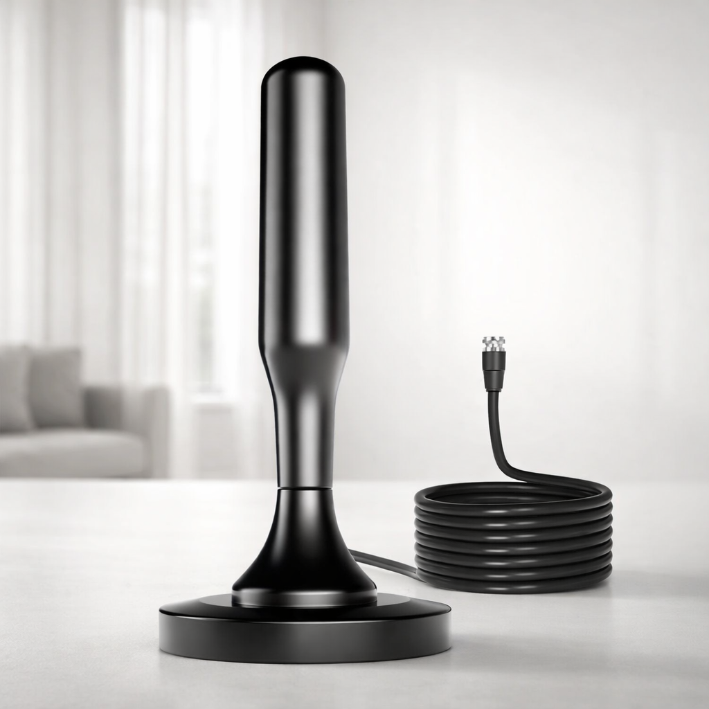 Magnetische 4K Digital-TV-Antenne mit 300 Meilen Reichweite