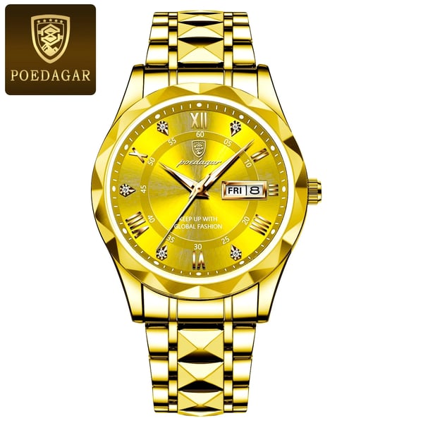 Elegante wasserdichte Herrenarmbanduhr mit Luminous-Funktion