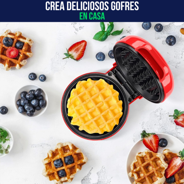 Kompakte Waffelzauber-Maschine für köstliche Snacks
