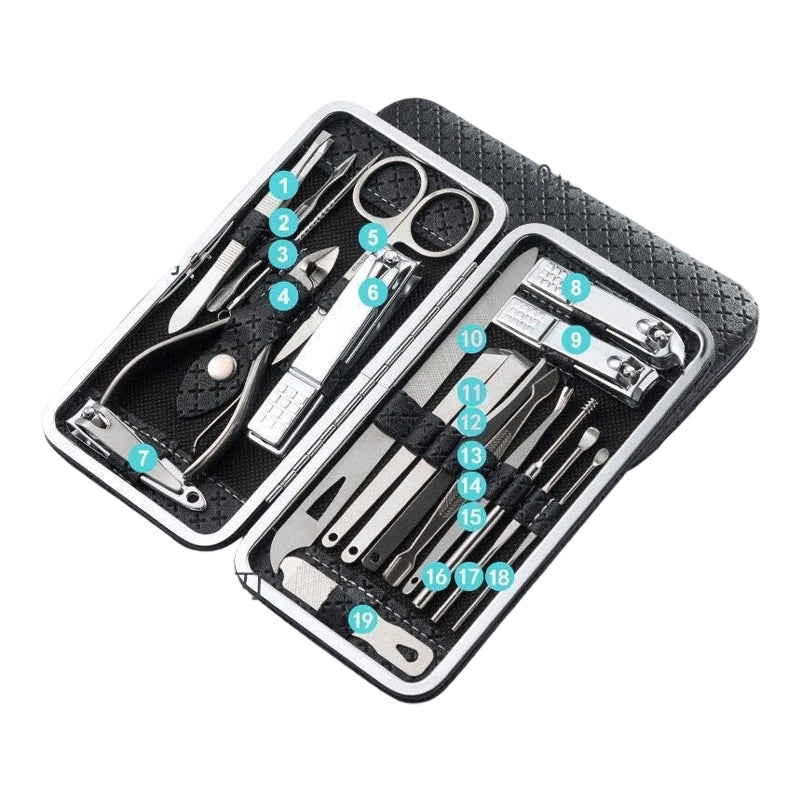 Perfekte Pflege für Zuhause – Elegantes 19-teiliges Set