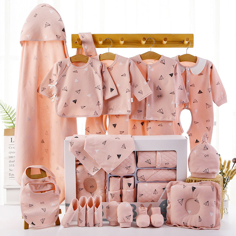 Elegantes Baumwollgeschenkset für die Kleinsten