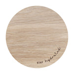 Elegant Oak Coasters for Stylish Drink Presentation