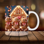 3D Schneemann Keramiktasse - Lustiges Weihnachtsgeschenk