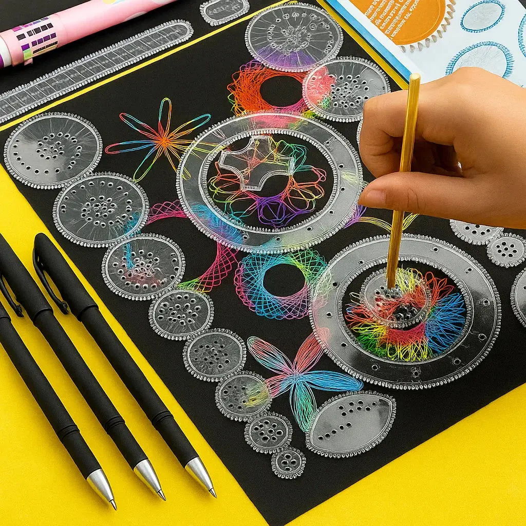 22-Piece Spiral Drawing Set – Creative Drawing Made Easy