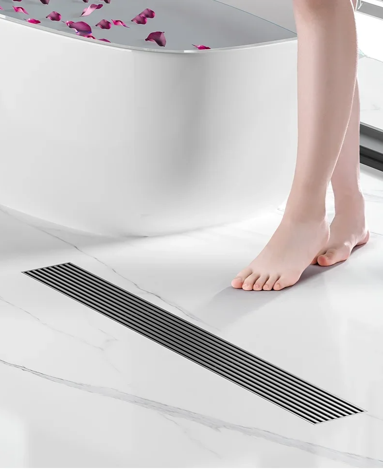 Smart Stainless Steel Shower Drain Solution for Your Bathroom