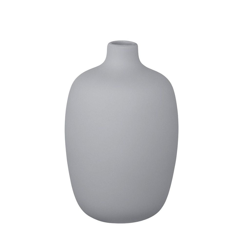 Elegant Gray Ceramic Vase – Stylish Design S