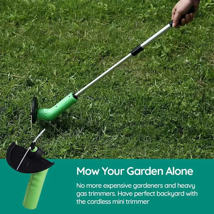 Kabelloser Garten-Trimmer für müheloses Pflegeerlebnis