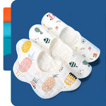 Muslin Baby Bibs - Gentle Burp Cloths with Cute Designs