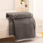 Elegante Fleece-Decke – Weiche, Beidseitige Wohndecke für Zuhause und Unterwegs