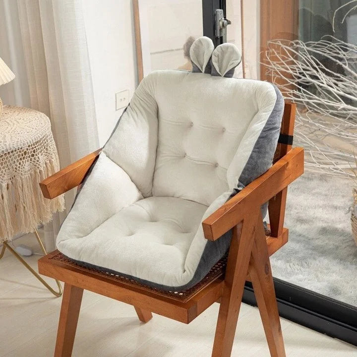 Orthopedic Seat Cushion with Pressure Relief and Back Support