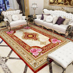 Colourfully patterned rug for stylish living spaces
