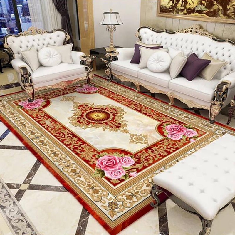 Colourfully patterned rug for stylish living spaces