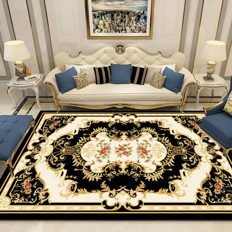 Colourfully patterned rug for stylish living spaces