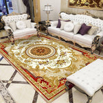 Colourfully patterned rug for stylish living spaces