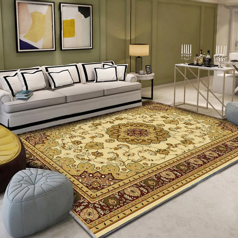 Colourfully patterned rug for stylish living spaces