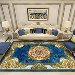 Colourfully patterned rug for stylish living spaces