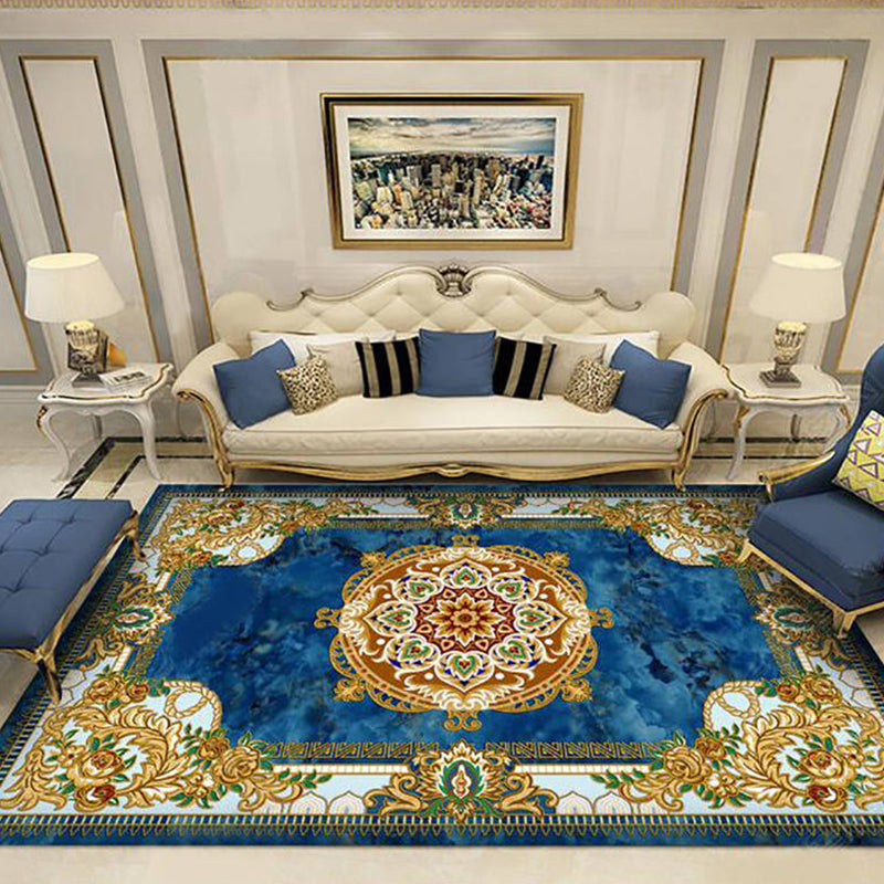 Colourfully patterned rug for stylish living spaces