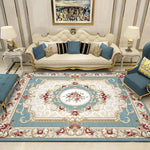 Colourfully patterned rug for stylish living spaces