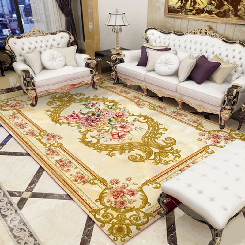 Colourfully patterned rug for stylish living spaces