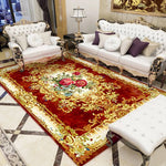Colourfully patterned rug for stylish living spaces